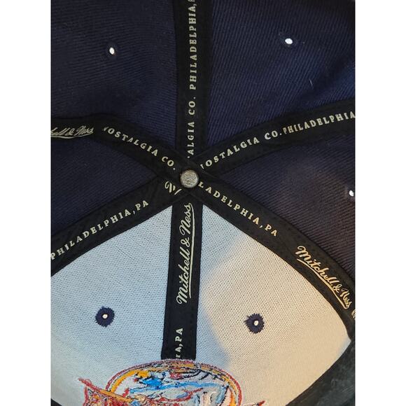 Golden State Warriors Mitchell & Ness Snapback Hat RARE LIMITED Cap Curry Rookie - Picture 5 of 6